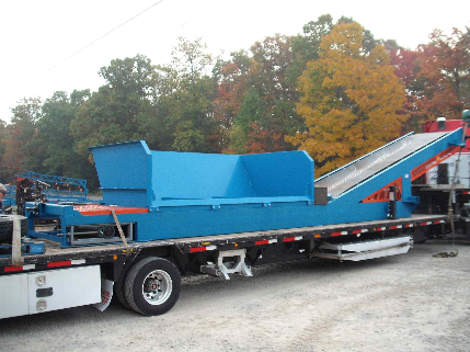 End dump unloader, iron city supply
